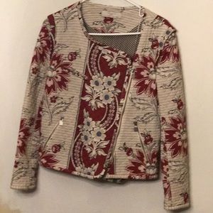 Zara quilted floral jacket