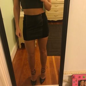 Tight little black skirt