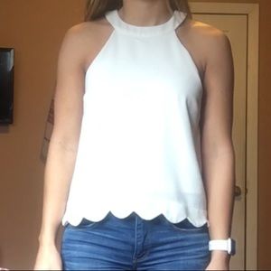 White tank top