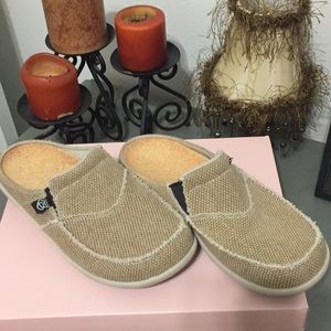 Spenco Sz W9, Canvas Slip On Shoes. Like new.