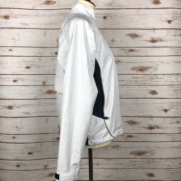 Asics Running Jacket Loose Fit White M - Picture 2 of 6