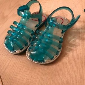 Stride rite strapped /jelly like sandals