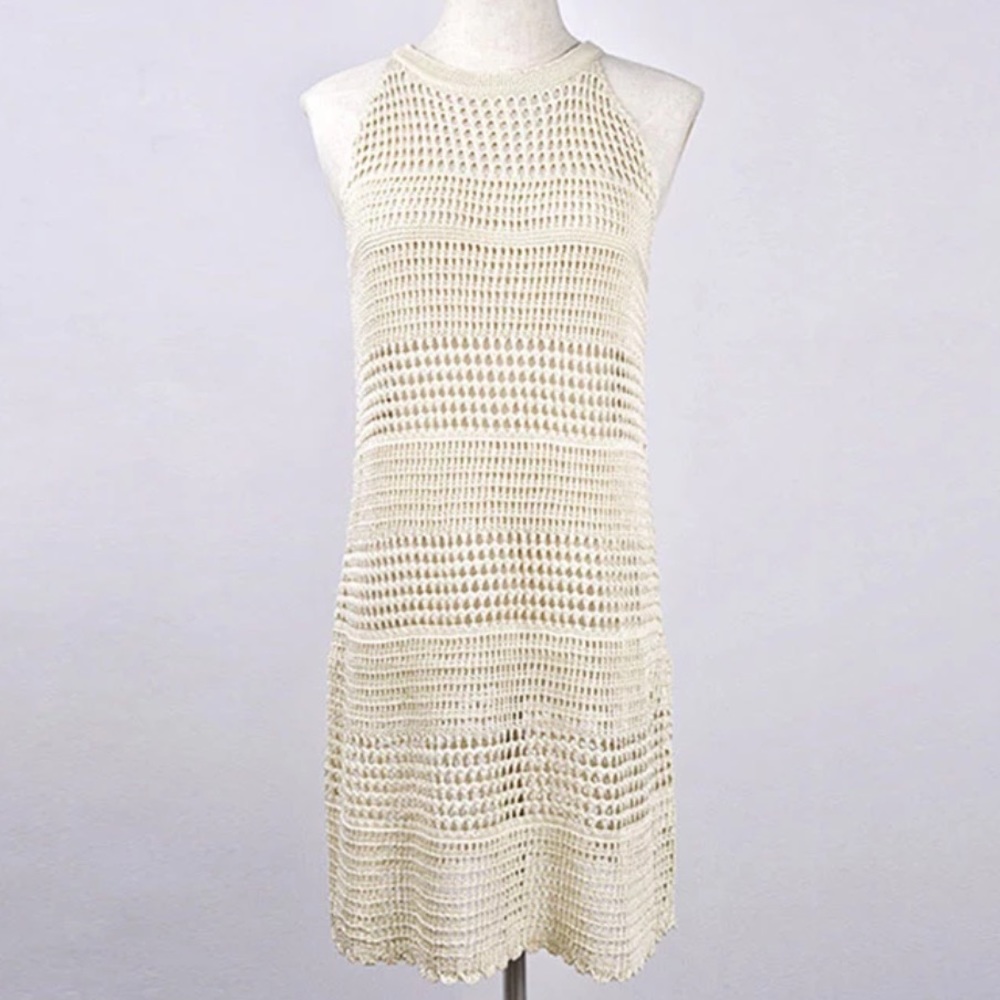 Knitted Sexy Beach Bikini Swim Crotchet Coverup - Picture 3 of 8