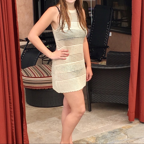 Knitted Sexy Beach Bikini Swim Crotchet Coverup - Picture 4 of 8