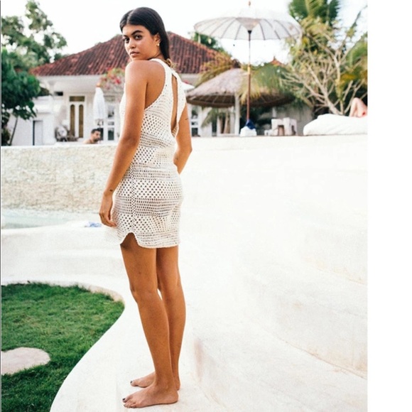 Knitted Sexy Beach Bikini Swim Crotchet Coverup - Picture 5 of 8