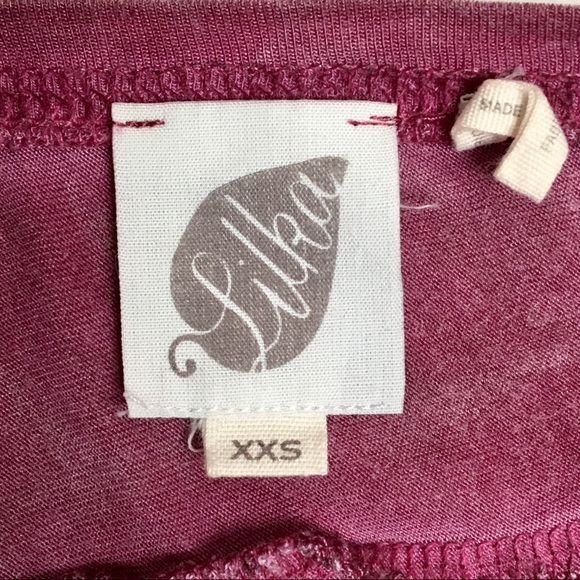 Lilka Pink Rayon Lace Up Casual Top - Picture 8 of 8