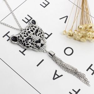 Trend Setter Diva Jewels! Jewelry - Long Leopard Tassel Chain Necklace Trend Setter Diva Jewels! Jewelry - Long Leopard Tassel Chain Necklace