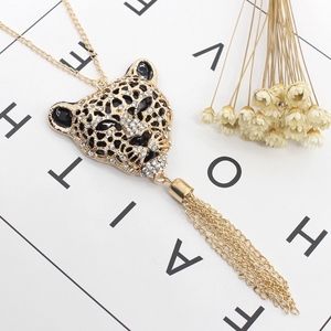 Trend Setter Diva Jewels! Jewelry - Long Leopard Tassel Chain Necklace Trend Setter Diva Jewels! Jewelry - Long Leopard Tassel Chain Necklace