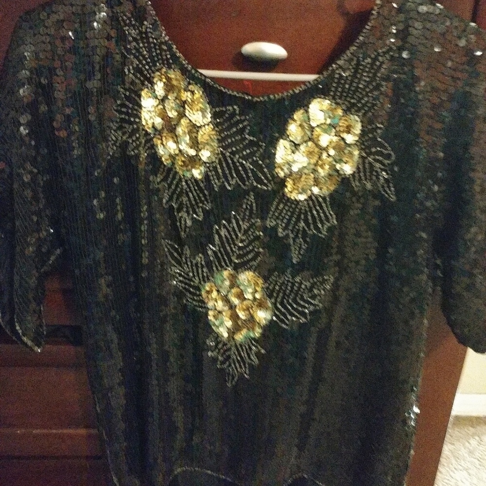 Sequin top