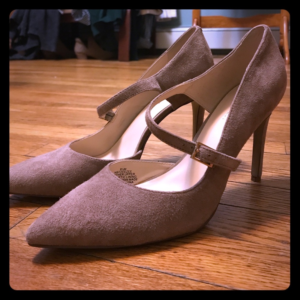 Nine West suede heels