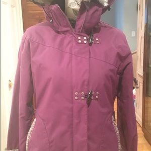 Women's winter jacket -purple