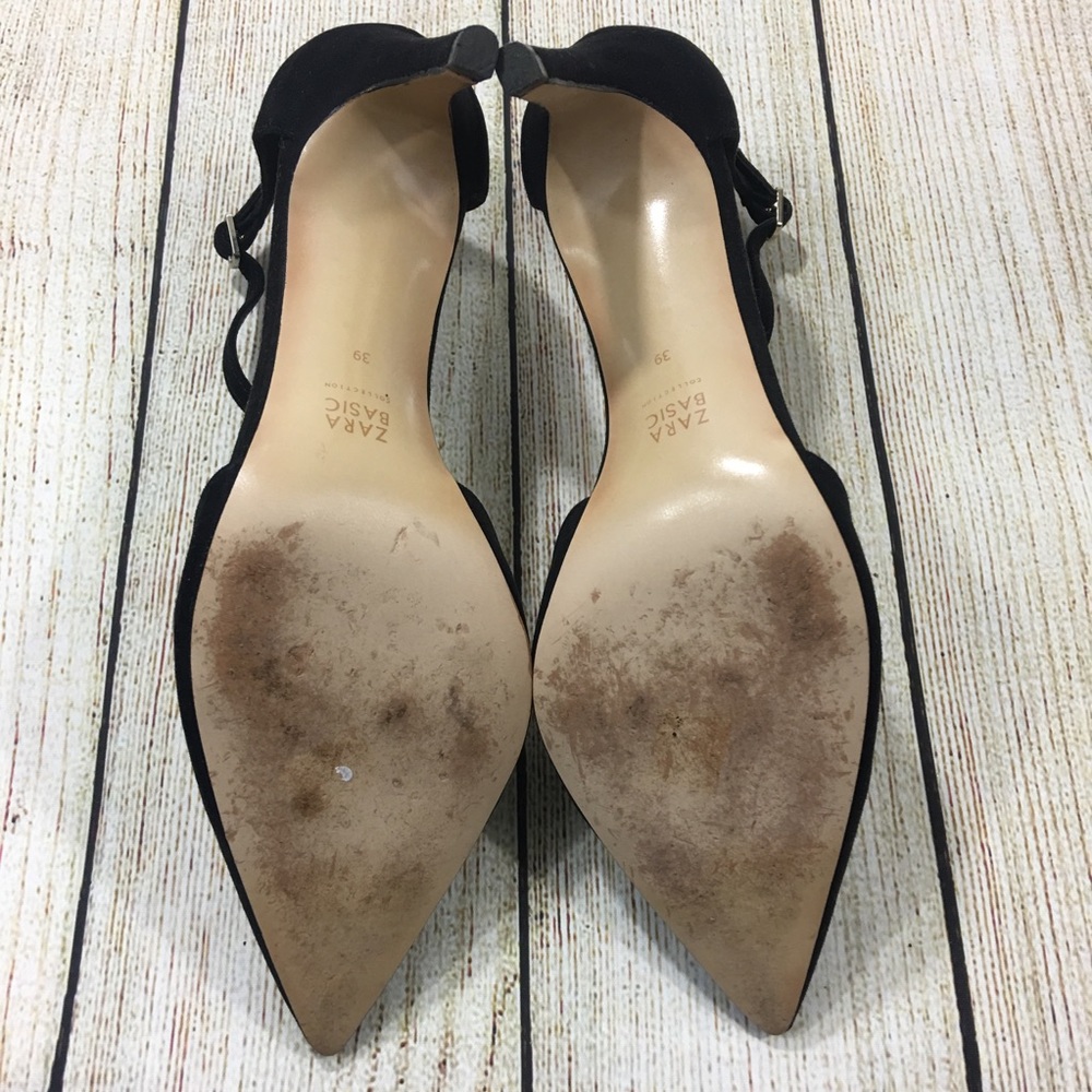 ZARA High Back Ankle Strap Pumps - Picture 5 of 6