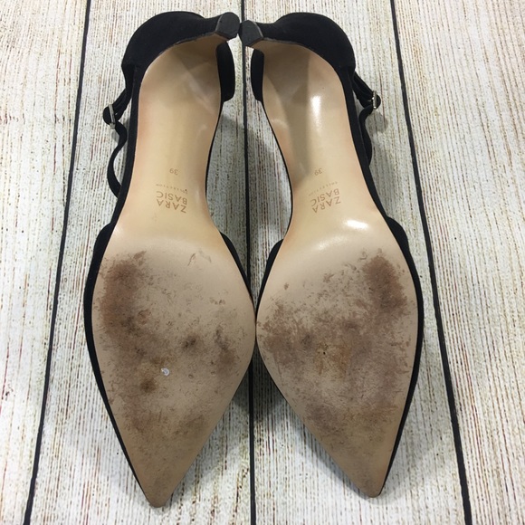 ZARA High Back Ankle Strap Pumps - Picture 5 of 6