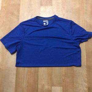 Moisture wicking workout tee