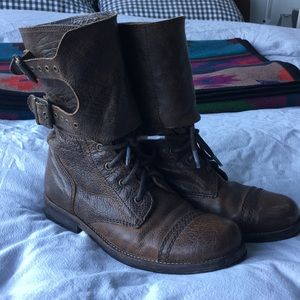 All Saints Damisi Boot - Brown Leather