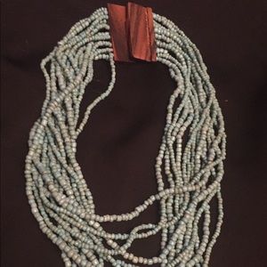 Turquoise beaded necklace