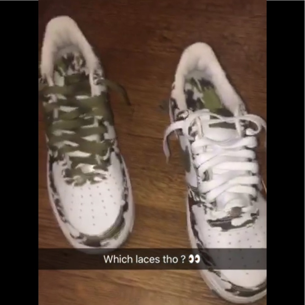 Camo AF1s. Size 10. Open to trades. OBO.