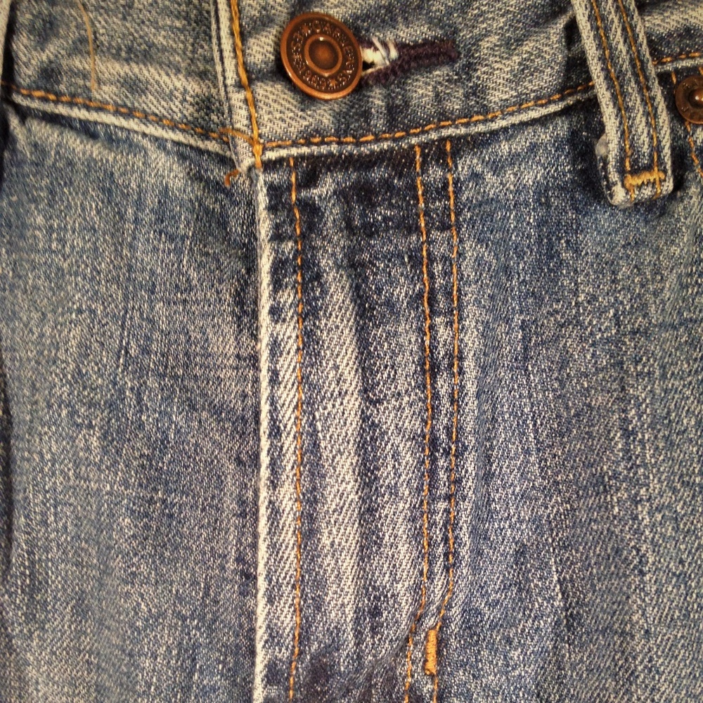 Gap Mens Straight Fit Blue Jeans 32/32 100% cotton