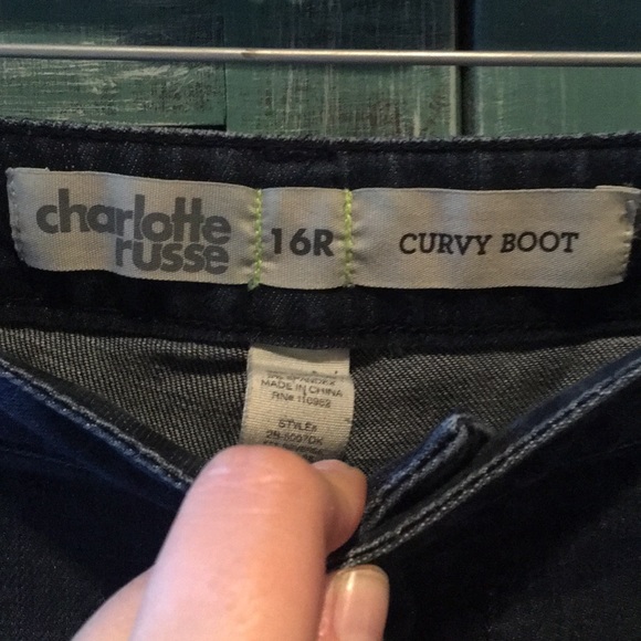 Charlotte Russe Plus Size Curvy Boot Jeans - Picture 3 of 3