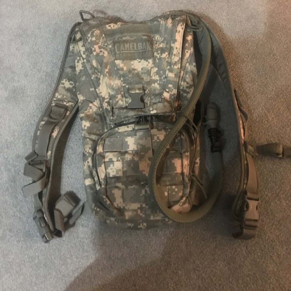 Camelback maximum gear hydration pack never used.