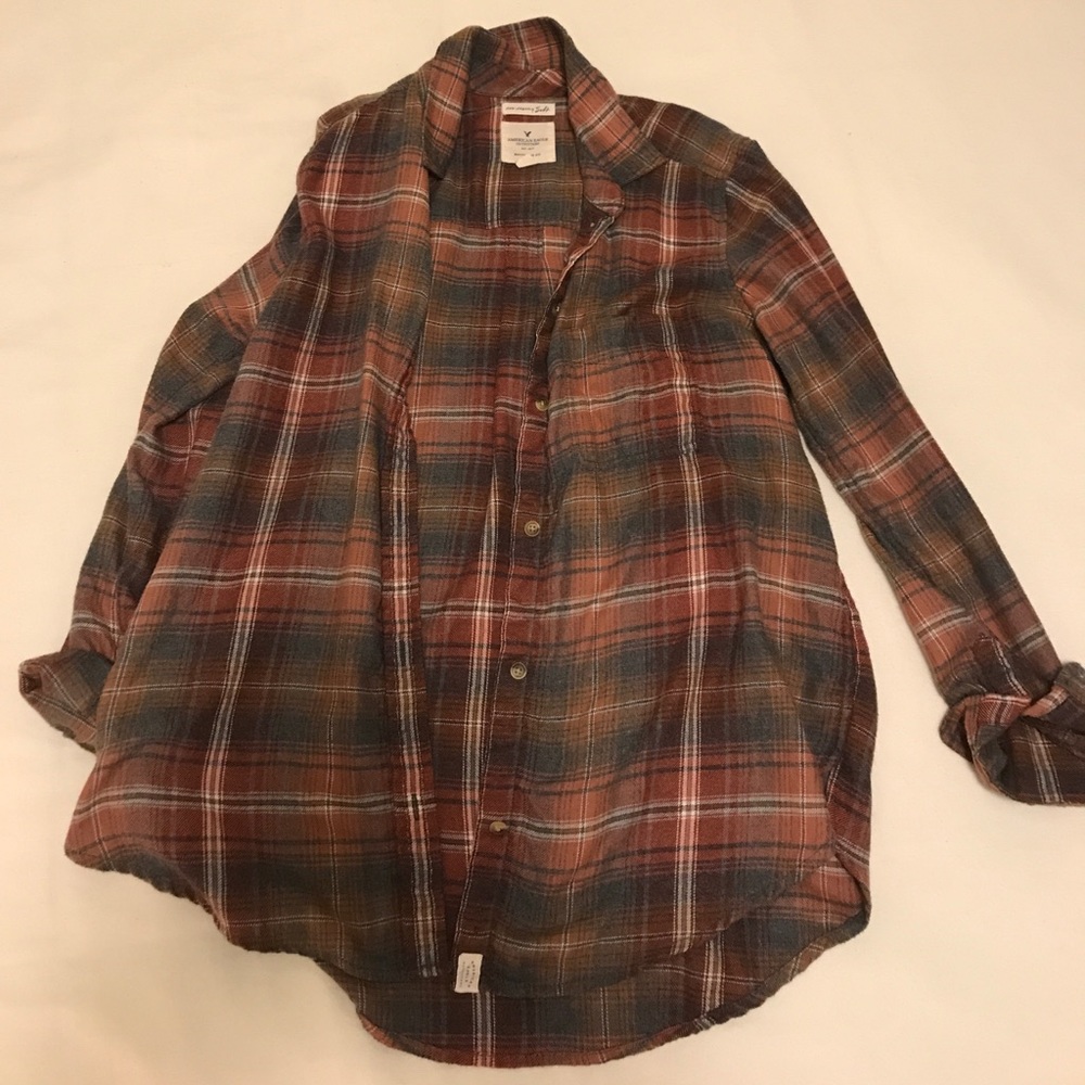 American eagle Boyfriend fit flannel