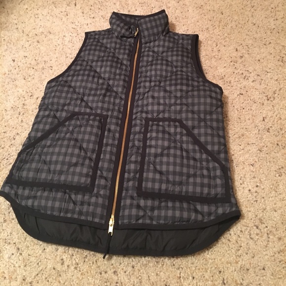 J. Crew Jackets & Blazers - NWT J Crew Black and Grey Vest