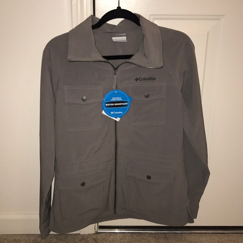 Women's Colombia Raincoat, Gray, Small