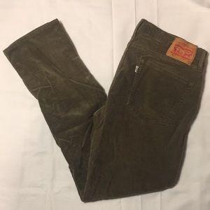 Levi’s 511 Olive Corduroy 36x32