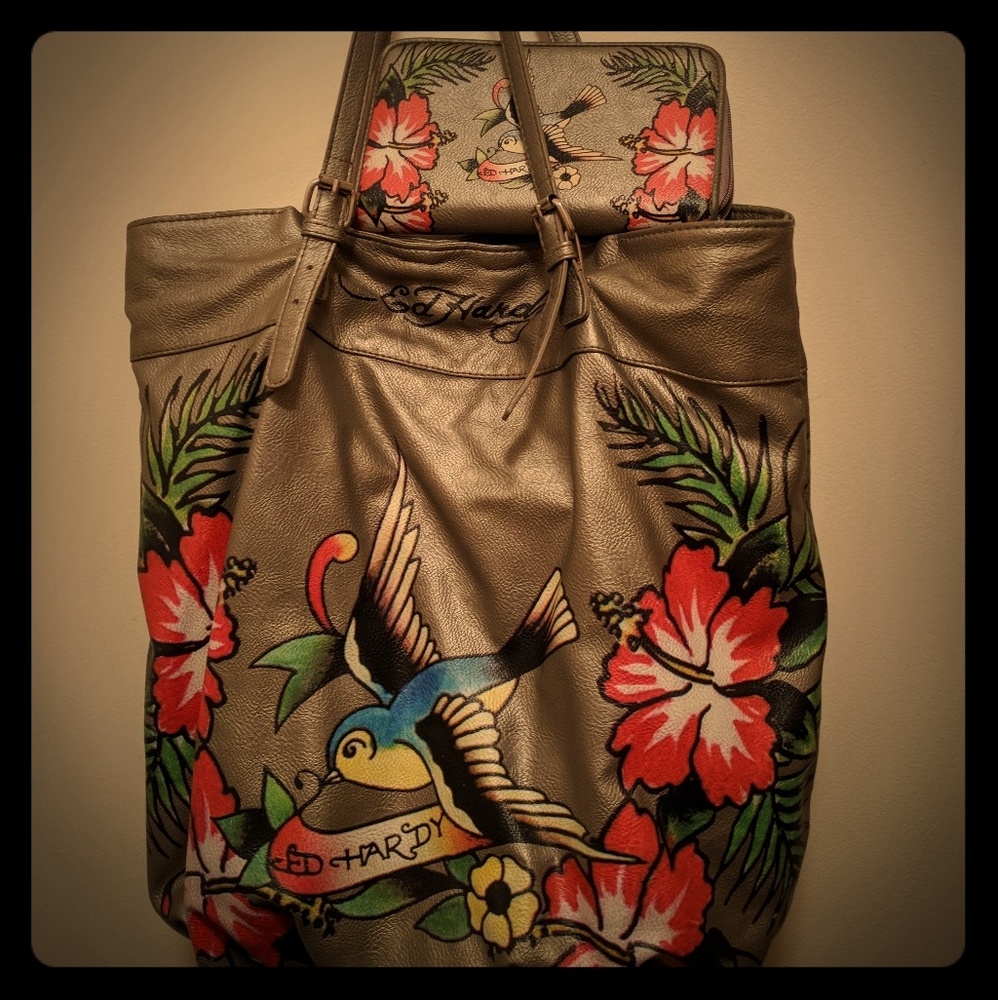 Ed Hardy Hobo bag