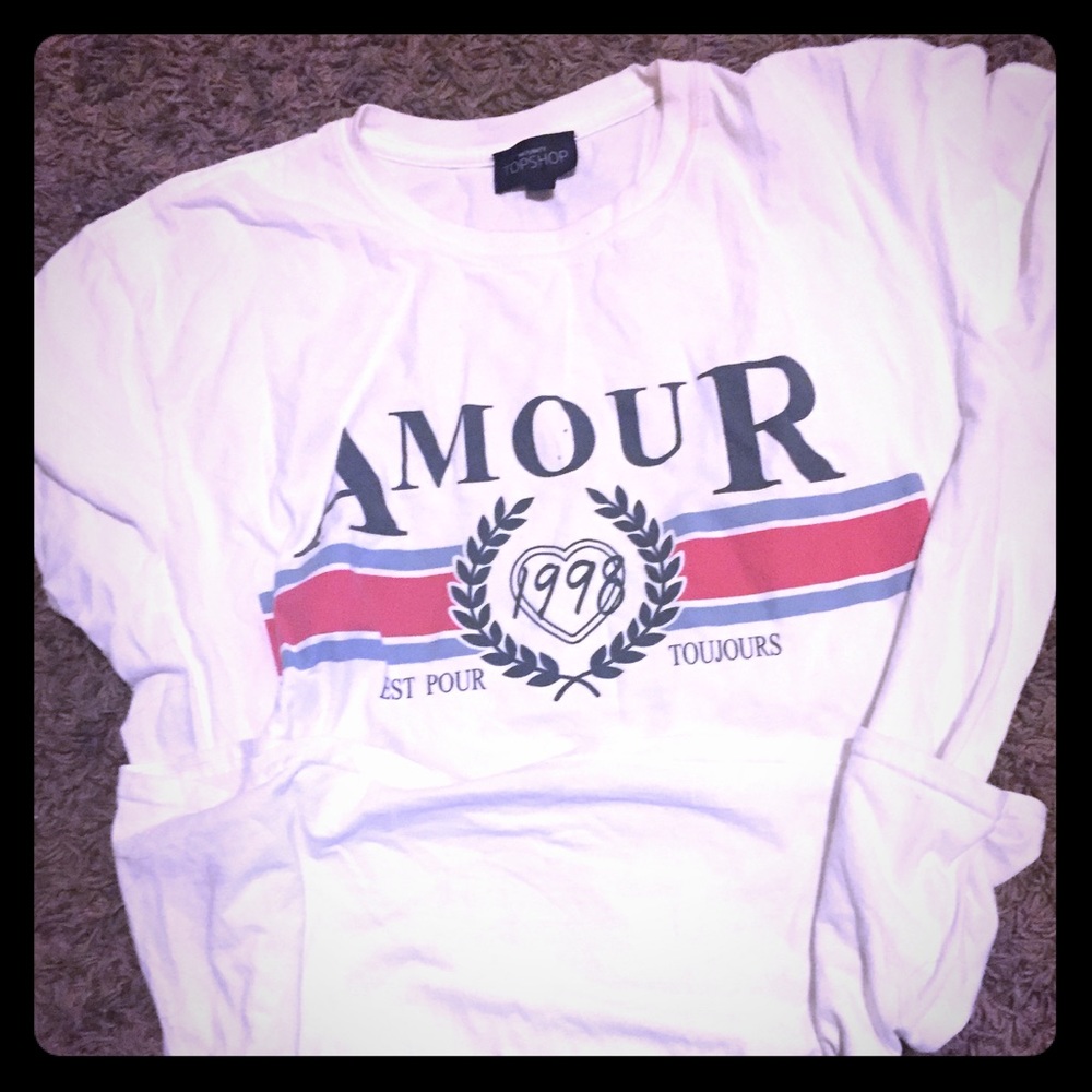 Top shop over size t-shirt