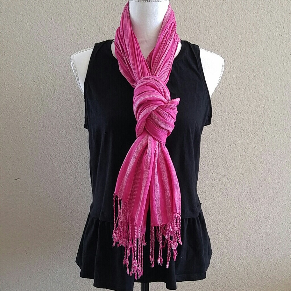 BOGO Sheer Pink Scarf