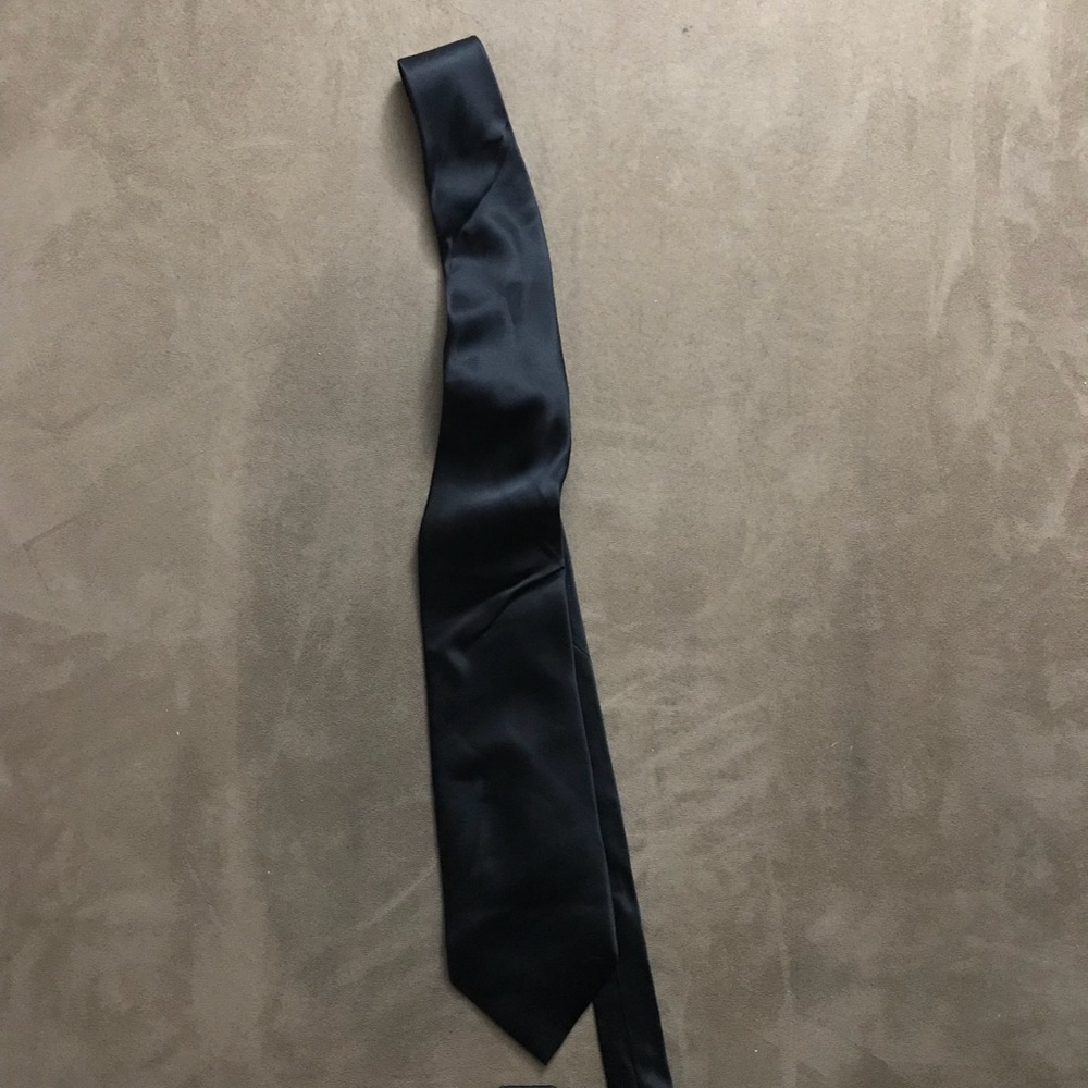 Black neck tie