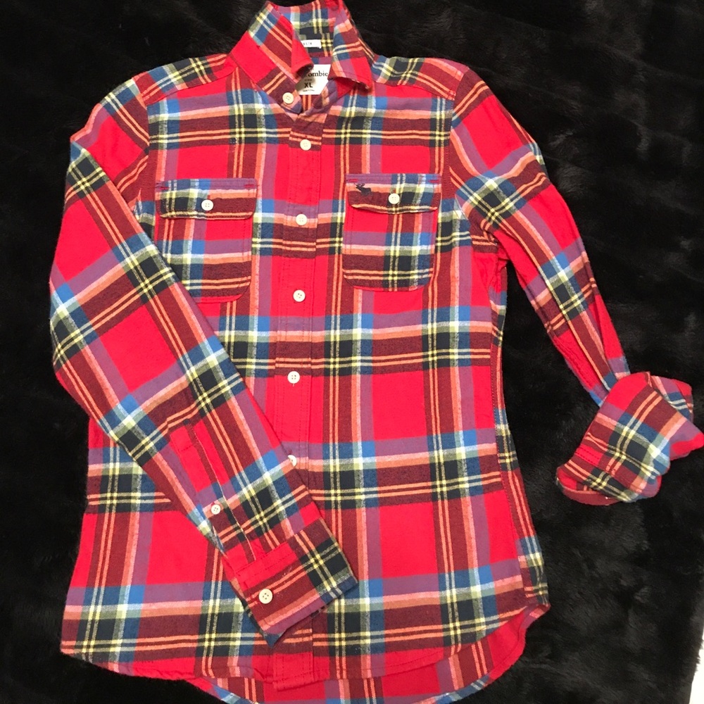 SOLD Abercombie Kids flannel shirt