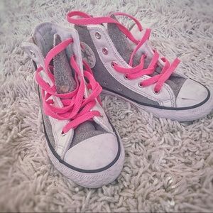 Converse girls high tops