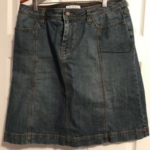 Cabi Jean Skirt
