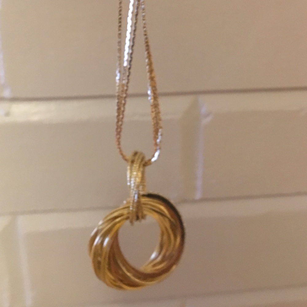NWT Long Silver/Gold Necklace