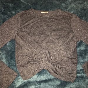 Zara Knot Front Crop Top