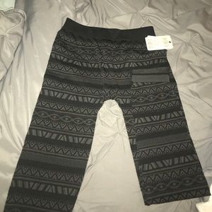 Fleece Lined Print Leggings