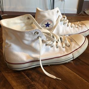 White converse 9.5