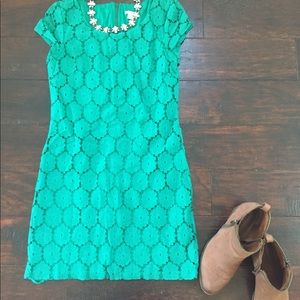 💚 Green lace Dress