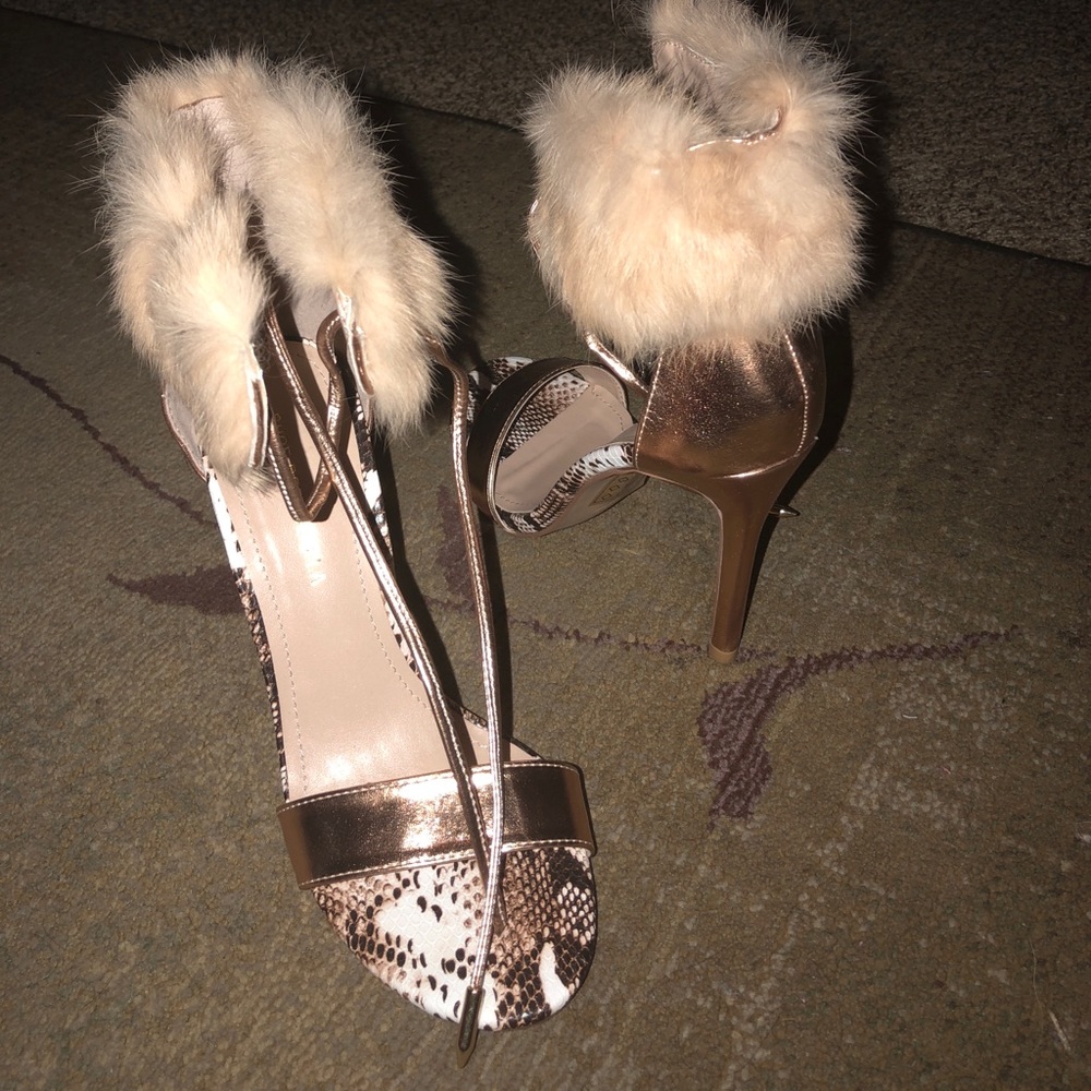 Gold heels