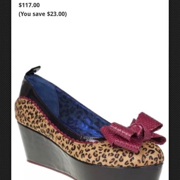 Platform Animal Print Shoe - Picture 6 of 8