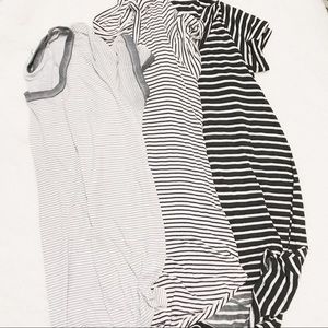Lot of stripped t-shirts