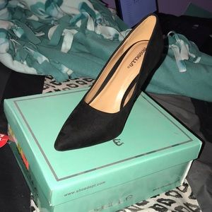 Black Marbella Heels