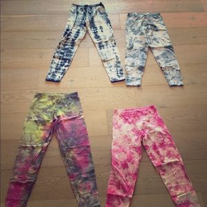 Tie Dye cotton leggings M American Apparel (Etsy)