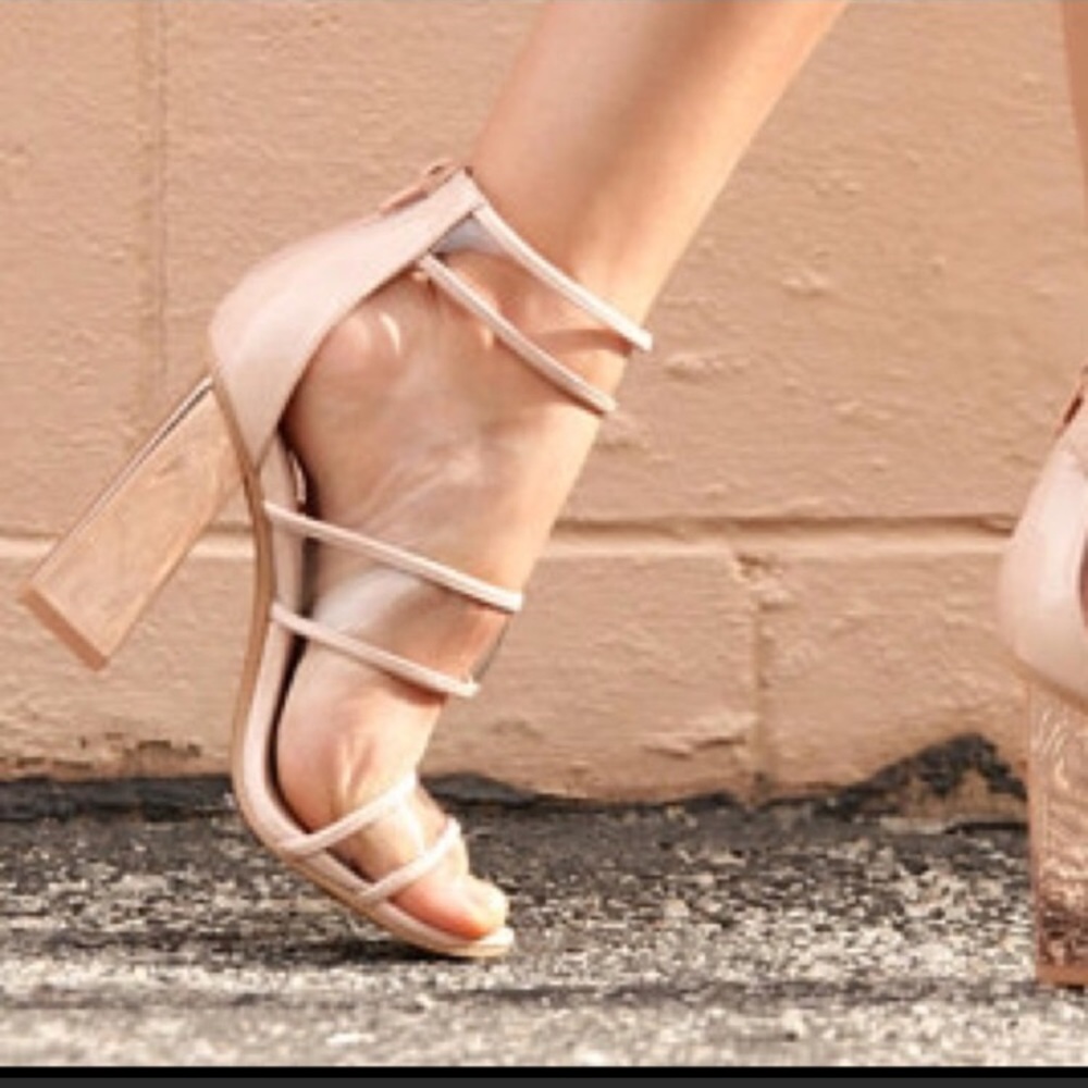 Mark & Maddux Nude Heels