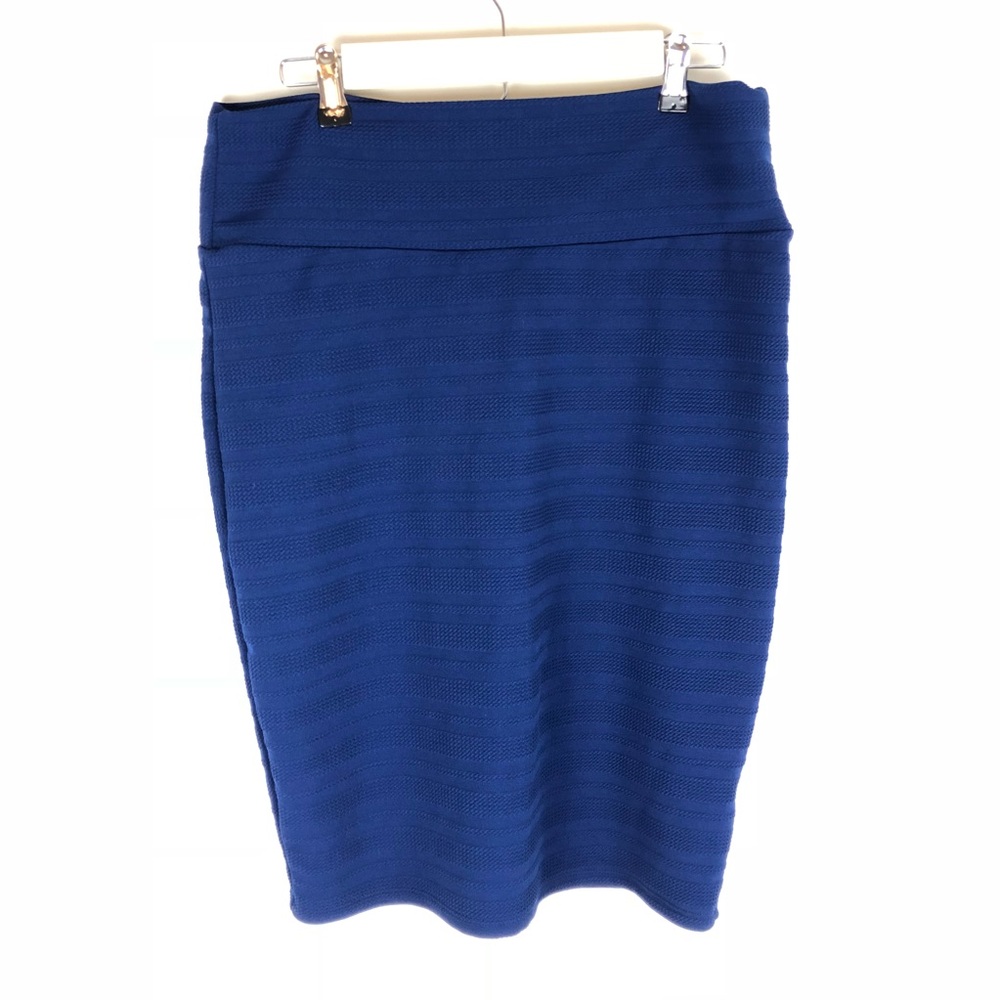 LuLaroe navy blue skirt XL