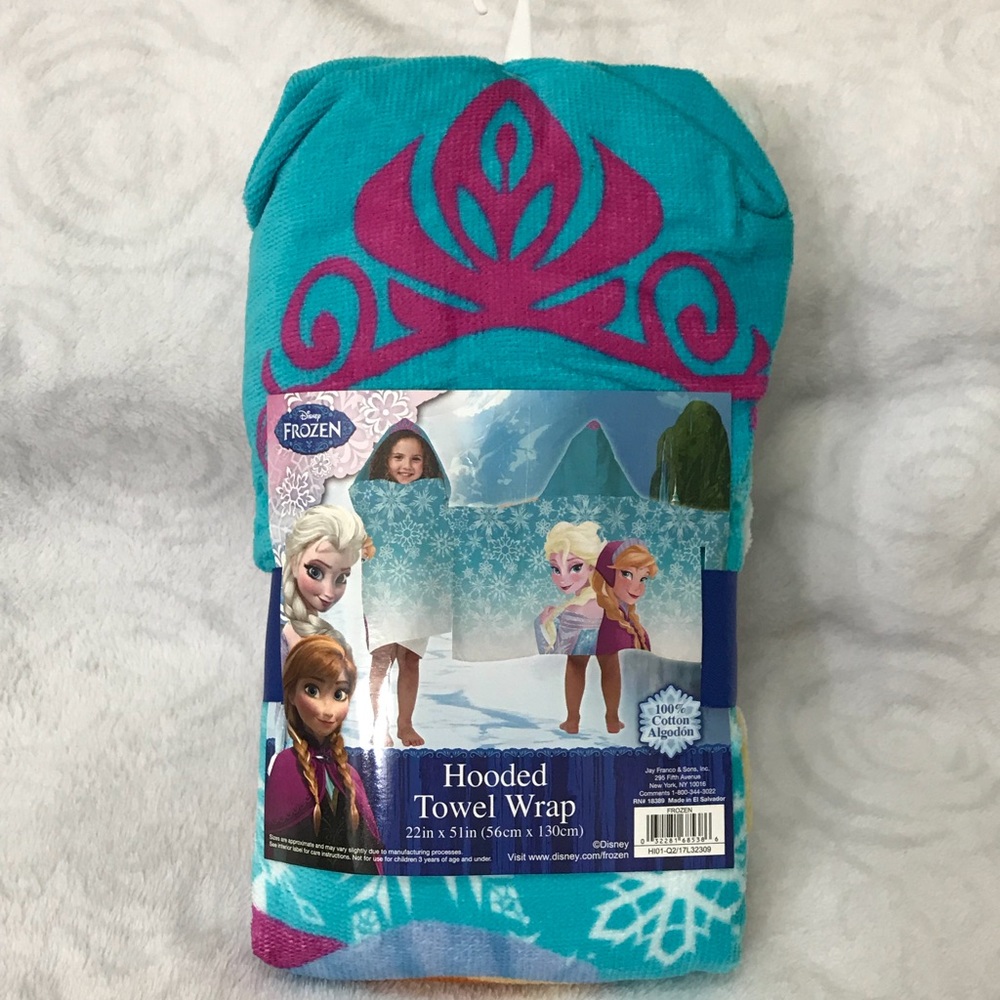 🎁Christmas Gift 🎁 Disney Frozen Hooded Towel - Picture 4 of 4