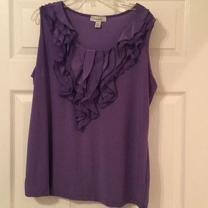 Ruffle tank top