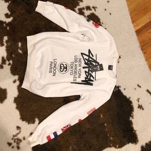 Stussy hoodless sweatshirt